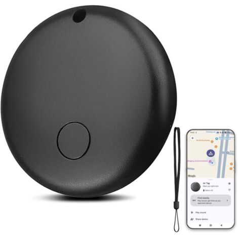 Traceur GPS pour véhicule Smart Tag noir (Version Android) — Compatible avec l'application Google « Localiser » (Android uniquement) (1/5)