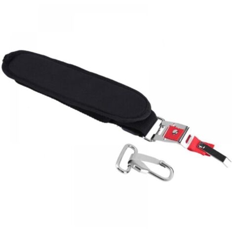 Harnais Bretelle Réglable avec Crochet pour Débroussailleuse Tondeuse Coupe-Bordure Courroie Noire d'épaule Tondeuse à Gazon Durable Accessoire Débroussailleur de Trimmer (1/5)