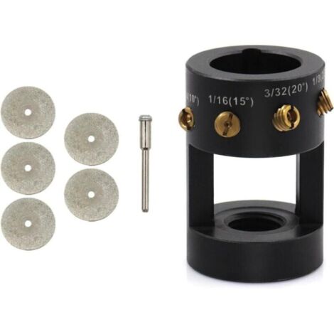 Aluminium Tungsten Electrode Sharpener Grinder TIG Welding Tool,Outil de soudage TIG à tête Multi-Angle, affûteur d'électrode de broyeur en tungstène (1/4)