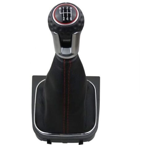 Kit de couvre-soufflet pommeau de levier de vitesses 6 vitesses – Pour Golf 5 6 MK5 MK6 GTD R32 R20 2004-2013 – Résistant à la corrosion (1/5)