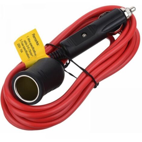 Câble d'extension pour allume-cigare de voiture Câble d'extension d'alimentation de voiture (1/5)