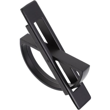 Poignée de porte encastrée Tatami Poignées cachées pratiques en alliage de zinc Bouton de sol encastré(noir) (1/5)