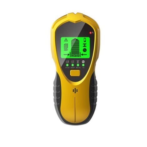 Détecteur de Mur 4 en1 Detecteur de Metaux Mural Avec Écran LCD Détecteur de Montants,Détecteur Avec Batterie 9V Pour Détection Métaux,Fils Électrique,Studs en Bois dans Murs,Sols et Plafonds (1/5)