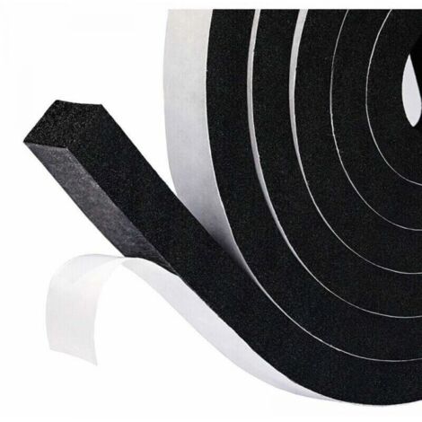 Joints de portes et fenêtres en mousse visqueuse, brise-vent de bas de porte, joints anti-collision et insonorisants [2 mètres 2 rouleaux] (1/5)