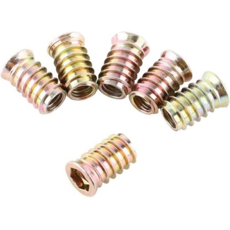 Pack de 20 pièces M10 Écrou hexagonal fileté , Écrous d'Insert Assortiment (M10x25mm) (1/4)