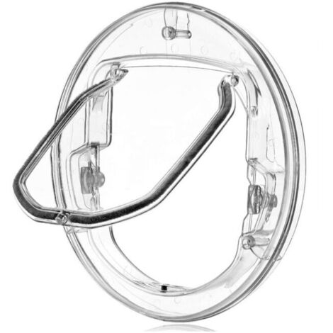 Chatière verrouillable pour animaux – 4 modes de verrouillage – Installation facile sur portes et murs – ABS et polycarbonate résistant UV (1/5)