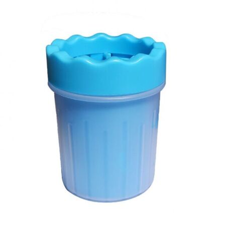 bleu Nettoyant pour pattes d'animaux, nettoyant pour pattes en siliCône, nettoyant pour pattes de chien portable avec serviette pour chiens, chats, soins de massage, griffes sales (1/4)