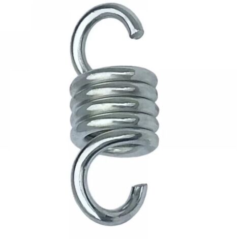 Ressorts de hamac - Acier galvanisé trempé - Pour suspendre des chaises hamac et des balançoires - Capacité de traction 500 kg (1/3)