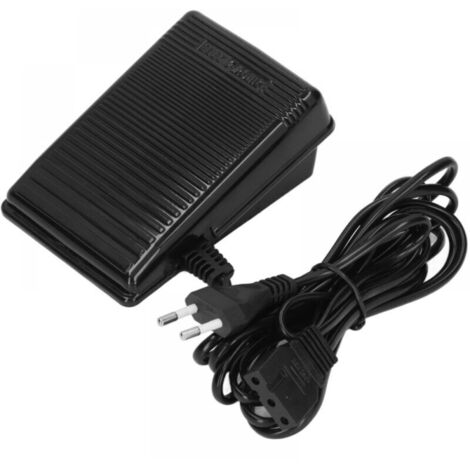 Pédale de machine à coudre 220 V – Cordon d'alimentation avec prise UE – Matériau plastique durable – Installation facile et remplacement rapide (1/4)