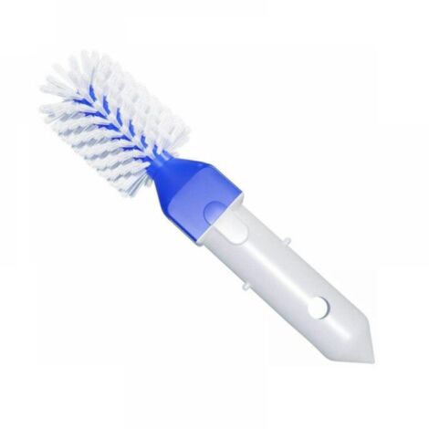 1pc Coin Brosse Piscine Coin Brosse Piscine Étape Coin Poignée Brosse À Récurer Brosse Pour Piscine Bain À Remous Spa Coin Piscine Étape De Nettoyage (1/4)