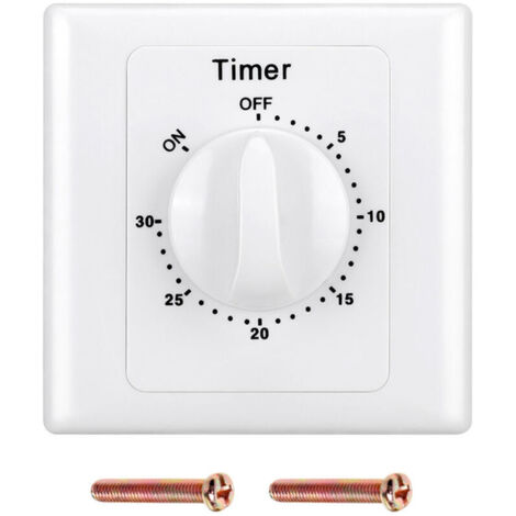 220 V Interrupteur Minuterie Pompe Haute Performance Commande Électronique Compte à Rebours Mécanique Socket Time Switch-30min (1/3)