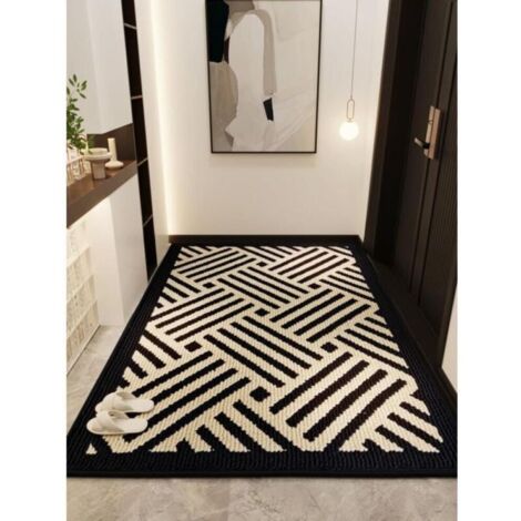 Paillasson extérieur 60 x 90 cm – Tapis lavable microfibre – Antidérapant TPR – Pour entrée, patio, couloir, jardin (1/5)