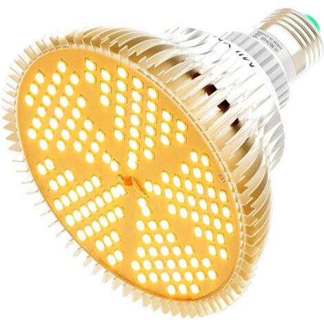 Lampe de croissance pour plantes de 150 W, 150 perles LED, lampe de jardin à spectre solaire, culot E27, convient aux plantes d'intérieur. (1/5)