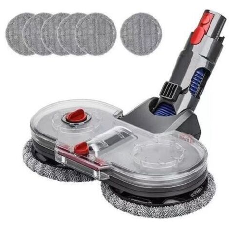 Tête de Vadrouille Electrique pour Dyson V11 V10 V15 V8 V7 Aspirateur Tête de Balai avec Réservoir et 6 Vadrouilles Lavables-aspirateur dyson (1/4)