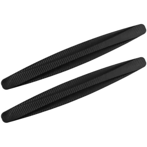 2PCS Protections Flexibles pour Pare-Chocs Avant et Arrière Protection Contre Les Rayures, Bande de Protecteur de Pare-chocs Universel Autocollant Protection pour Pare-Chocs de Voiture (Noir) (1/5)