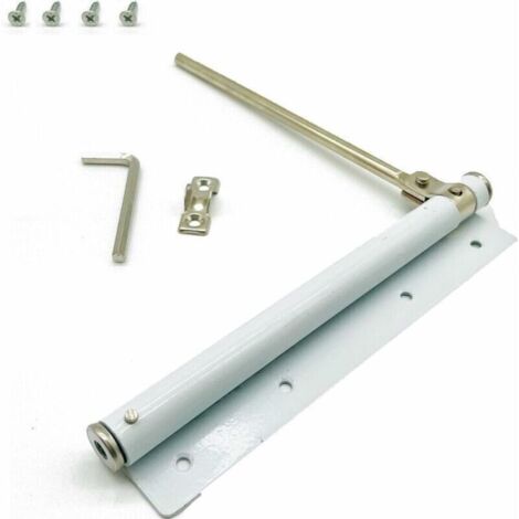 Ferme-Porte à Ressort Automatique en Acier Inoxydable Porte à Fermeture Automatique Closers réglable Monté en surface, pour Portes Intérieures Légères, 20 kg (1/5)