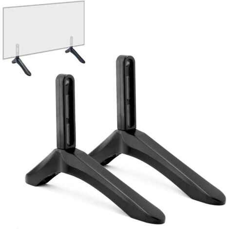 Support TV, supports TV pour téléviseurs de 32 à 65 pouces, support TV pour téléviseurs LCD plats et incurvés jusqu'à 45 kg, distance des trous de montage de 22 mm à 55 mm (1/5)