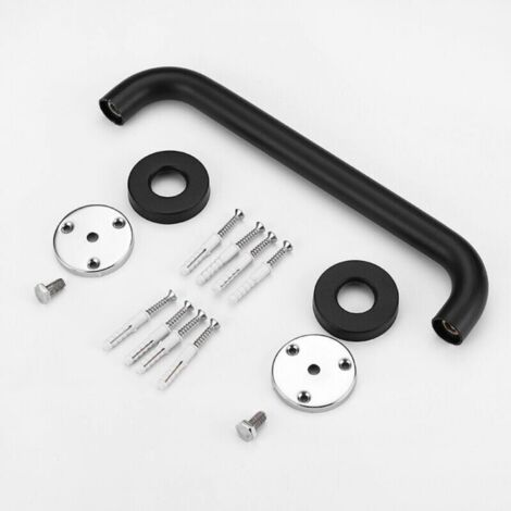 1pc Noir 300mm - Barres d'appui pour douche, poignées de douche de sécurité, barres d'appui pour toilettes pour handicapés, barres de support pour toilettes, barres d'appui pour douche et toilettes (1/3)