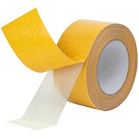Ruban adhésif double face pour montage très résistant, 5 cm x 20 m, ruban adhésif double face pour tissu, sans résidus, pour la maison et le bureau (1/5)