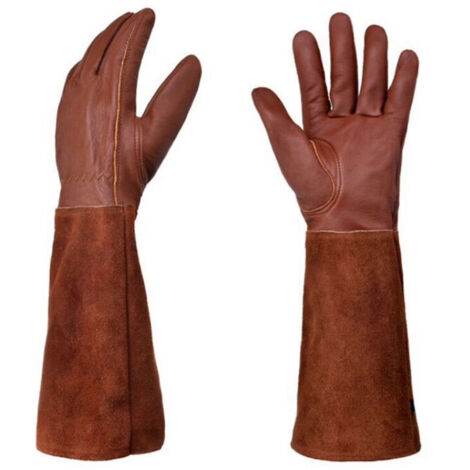 Gants de jardinage - Épine d'élagage de roses et résistant aux coupures Gantelet de protection de l',42cm (1/5)