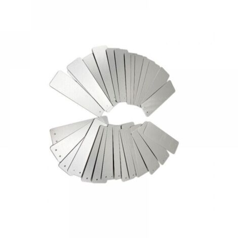 100 étiquettes de jardinage rectangulaires en aluminium-panneaux extérieurs, panneaux métalliques, étiquettes de plantes de jardinage (1/5)