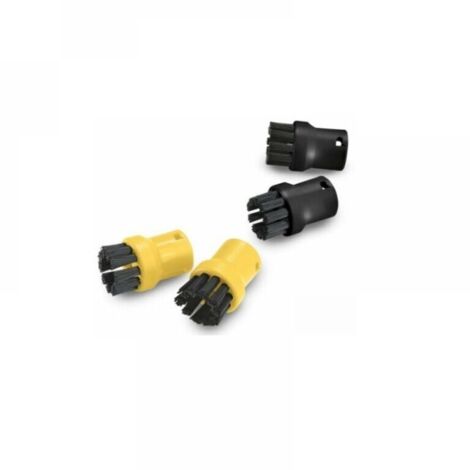 4pcs Accessoires vapeur KARCHER, set de brosses KARCHER, petite brosse ronde en cuivre (1/5)