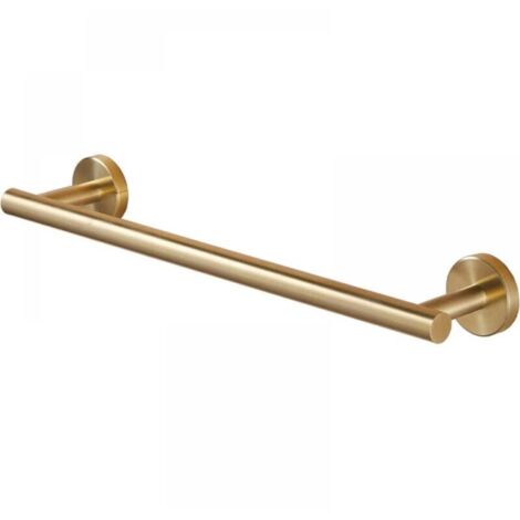 Barre porte-serviettes murale 40 cm en acier inoxydable 304 doré brossé – Montage à vis dissimulé – Résistante à la rouille – Charge max 5 kg - inoxydable304 (1/3)