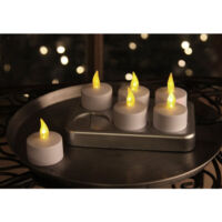 Vtizikl Kit Candele Candeline A Led Fiamma Tremolante Lumini Con Batterie Incluse Calda - -24 Pezzi -