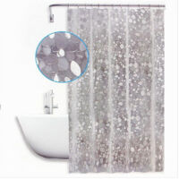 Vtizikl Tenda Doccia Vasca Antimuffa Impermeabile Bianca Con Sassolini 240 X 200cm 59526 -