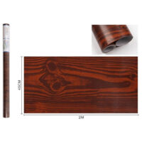 Vtizikl Rotolo Pellicola Adesiva Effetto Legno 45cm X 2mt Cassetti Carta Da Parati 89234 -