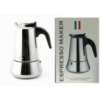 Vtizikl Espresso Maker Caffettiera Moka Macchinetta Caffè 6 Tazze Acciaio Inox -