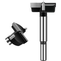 Vtizikl Brocas Forstner para madera (1 unidad), brocas de carburo avellanadas de 40 mm, brocas para sierras de corona para carpintería, orificios para puertas de bolas de madera y orificios para cajon