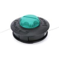 Vtizikl Universal Strimmer Head - Petrol Strimmer Head Replacement M10 x 1.25 Left Hand Strimmer Heads for Brush Cutter, 2.4mm Grass Strimmer String, Trimmer Head