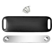 Vtizikl Serrure magnétique noire pour armoire, 8 x 2,5 cm, ferme-tiroir, convient pour placard, cuisine, salon