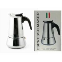 Vtizikl Espresso Maker Caffettiera Moka Macchinetta Caffè 6 Tazze Acciaio Inox -