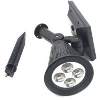 Vtizikl Faretto A Led Luce Bianca Con Pannello A Energia Solare Picchetto Giardino Ip65 -