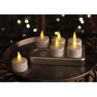 Vtizikl Kit Candele Candeline A Led Fiamma Tremolante Lumini Con Batterie Incluse Calda - -24 Pezzi -