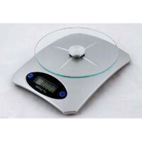 Vtizikl Bilancia Digitale Lcd Piatto In Vetro Da Cucina Elettronica 5 Kg Tasto Tara Casa -