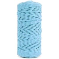 200 m fil de macramé 3mm fil de coton fil de coton bleu macramé cordon macramé coton cordon macramé corde