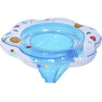 Bébé Flotteur Natation Anneau de Bain Bébé Bouée Siège Gonflable Jouet de Piscine (Bleu)