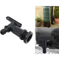 Robinet Cuve Plastique,Adaptateur de Boîte de Rangement D'eau,Raccord Robinet Cuve,Robinet Cuve eau de Pluie pour Recuperateur Eau de Pluie, Réservoir de Carburant pour Recuperateur Eau de Pluie