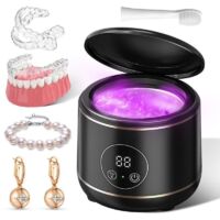 Nettoyeur de prothèses dentaires à ultrasons UV, appareil de nettoyage à ultrasons pour prothèses dentaires, protège-dents, aligneurs, têtes de brosse à dents, appareil de nettoyage à ultrasons pour t