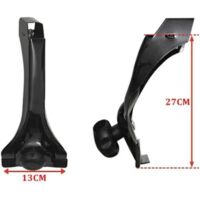 Lot de 1 Voiture Barres Toit Adaptateur Montage De Gouttière pour Galerie De Toit Support Montage pour Projecteur Toit Voiture Lumière Universelle avec Gouttière Toit Porte-Bagages Barres Toit(27CM)
