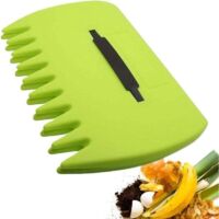 Ramasse-Feuilles pour Jardinage, Râteau Manuel pour Ramasser Les Feuilles, Outil de Jardin Résistant aux Intempéries pour Débris et Nettoyage