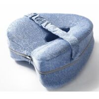(Bleu)Coussin d'entrejambe,Coussin Entre Jambes pour Dormir,Coussin Genoux Nuit,Oreiller viscoélastique,Coussin pour Genoux Dormir (Bleu)
