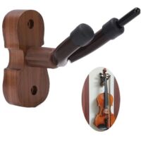 Crochet pour violon porte-crochets pour violons en bois de noyer noir avec crochets