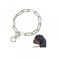Colliers Étrangls Collier de Dressage pour Chien Colliers Classiques Réglable en Acier Solide Chaîne Collier en Chaîne Grosses pour Chien 5.0mmX80cm