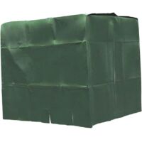 IBC Water Tank Protective Cover Tarpaulin 1000L,Ton Barrel Cover Oxford Cloth,Dust Cover Container Cover for Rain Barrel, Green