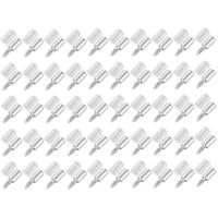 50 Pièces Vis Autotaraudeuses Support,Consoles Pour Etagères,Self-Tapping Screws Cabinet Laminate Support,Utilisé Pour Les Etagères en Verre Etc