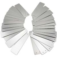 Étiquettes en aluminium pour le jardinage - Panneaux rectangulaires et extérieurs, panneaux métalliques, étiquettes de plantes de jardinage, panneaux en aluminium